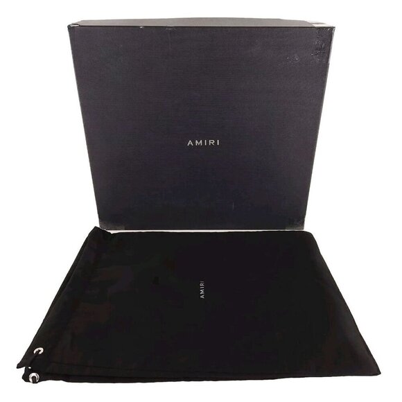 Amiri Double-buckle Combat Boots 39 9 Black New - Picture 12 of 15